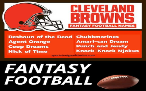 Fantasy Football Team Names Cleveland Browns (Unique and Catchy Names for You)