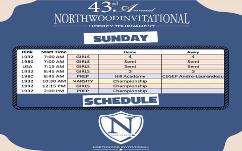 Complete Northwood Hockey Schedule: Plan Your Season of Hockey Action!